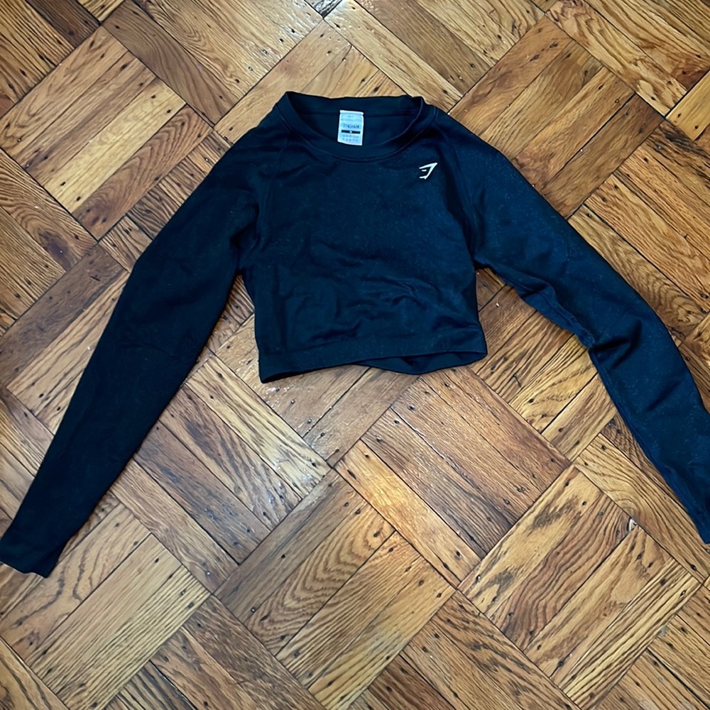 Gymshark Adapt Fleck Seamless Long Sleeve Crop Top